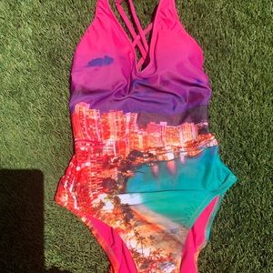 Scenic ABS One Piece Swimsuit